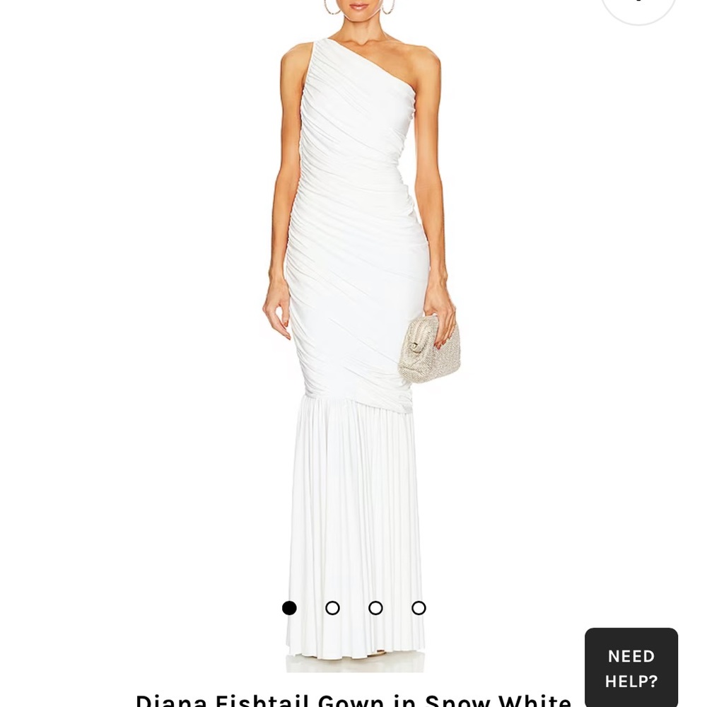 Diana Fishtail Gown in Snow White
Norma Kamali